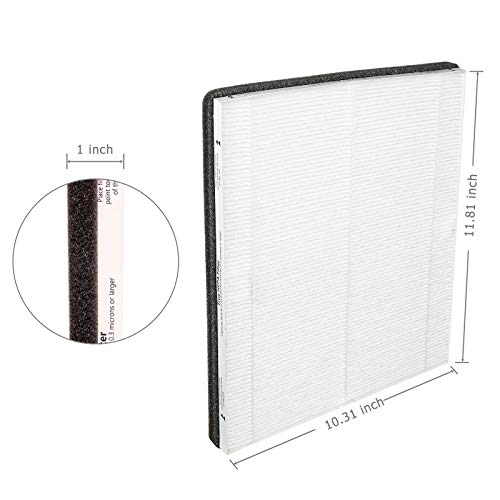 Flintar MD1-0022 True HEPA Filter, Vornado AC300-550 & PCO200-575DC Compatible, 2-Pack