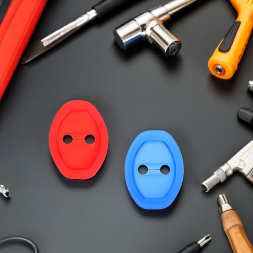 Funda protectora de silicona para cerradura de coche con absorción de impactos, 16 uds 5