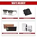 Ray-Ban RB4175 CLUBMASTER OVERSIZED 877/M3 57MM Demigloss Black/Crystal Lens Dark Grey Gradient Polarized Square Sunglasses For Men +BUNDLE with ACCESSORY EYEWEAR KIT (LARGE)