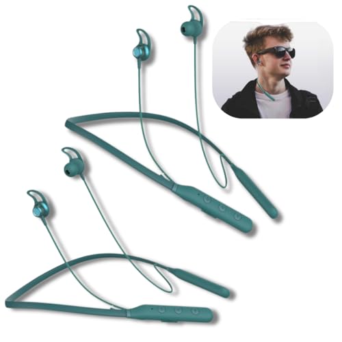 Image of Drumstone (𝐁𝐔𝐘 𝐎𝐍𝐄 𝐆𝐄𝐓 𝐎𝐍𝐄 Bluetooth Wireless Neckband Sport Headsets - Hands-Free Stereo Sound with Built-in Microphone | Compatible with All Smartphones-𝟏𝟓 𝐘𝐄𝐀𝐑𝐒 Warranty