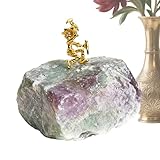 Miner Mineral Decor - Adorno coleccionable realista natural, adorno de escultura de escritorio para entusiastas de la familia, adultos, hombres, mujeres, hogar, oficina, interior, cumpleaños, pasillo