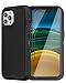 FEIYAR HOME Design for iPhone 11 Pro Max Case with 2 x Tempered Glass Screen Protector, Military Grade Full Body Drop Protective Shockproof Heavy Duty Case for iPhone 11 Pro Max 6.5 Inch (Black)