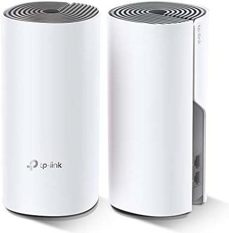 TP-Link Deco E4 Whole Home Mesh Wi-Fi System, Seamless and Speedy (AC1200) for Medium Home, Work with Amazon Echo/Alexa, Router and Wi-Fi Booster Replacement, Parent Control, Pack of 2