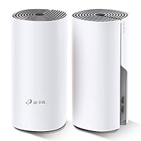 TP-Link Deco E4 Mesh WLAN Set (2er Pack), AC1200 Dual Band Router & Repeater, 2 × Gigabit Ports für Jede Einheit, empfohlen für Häuser mit 2-3 Schlafzimmern, Umfassender Jugendschutz – Ansicht 2