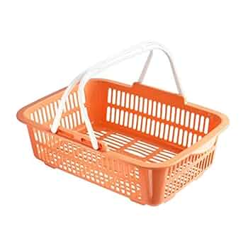 Amazon.co.jp: （有）アサヒ化成 バスケット 持ち手付 44．5