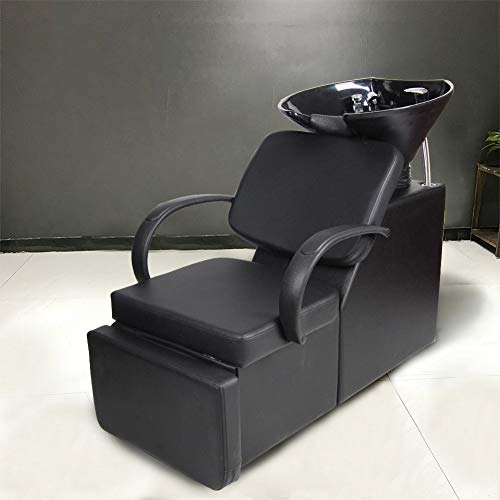 Polar Aurora Adjustable Shampoo Barber Backwash Chair Salon&Spa Barber Chair Abs Plastic Bowl Sink Unit Station Beauty Spa Salon Equipment #TOP1
