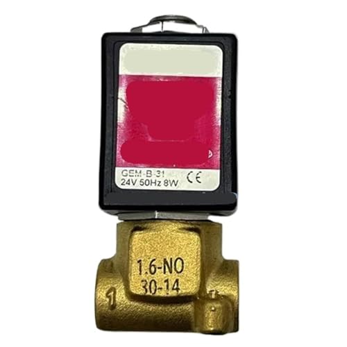 Électrovanne GEM-B-31 DC24V en laiton normalement fermée 1/8 pouce