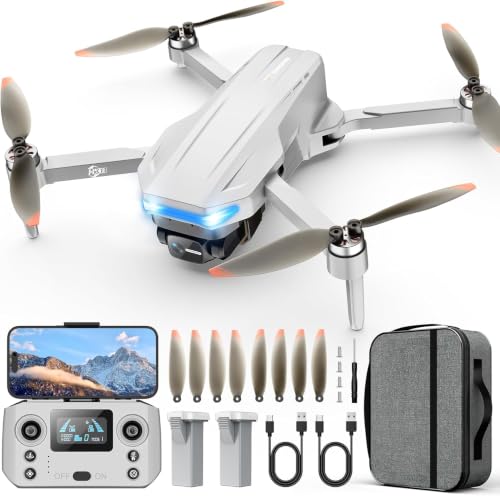 Oddire Drones with Camera for Adults 4K, GPS Auto Return, Waypoint Flight, Orbit Fly, GPS Follow, Gesture Control, Foldable Drone with Brushless Motor, 249g Light,48 Mins Flight Time with 2 Batteries - image 1