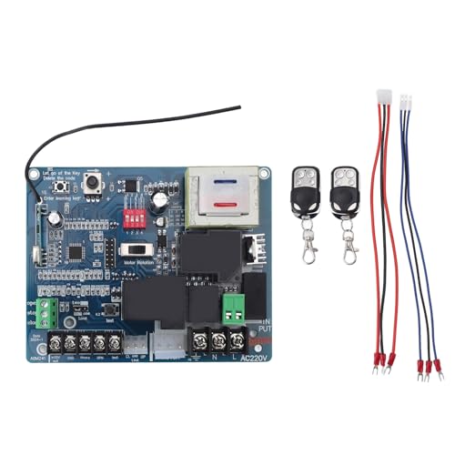 Carte électronique universelle pour ouvre-portail coulissant, capacité de télécommande, installation facile, distance de contrôle à distance de 30 m,...