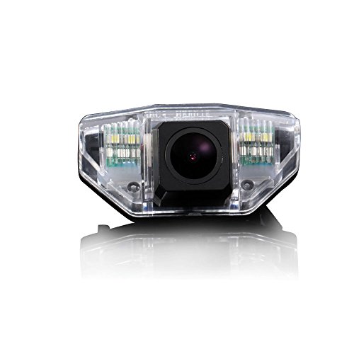 Image of Waterproof Backup Camera Color Car Rear View Camera 170 Degree Viewing Angle License Plate with Night Vision for Honda Jazz CRV Accord Pilot Civic EK