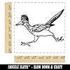 Quick Running Roadrunner Bird Square Rubber Stamp for Stamping Crafting - 1.75in Medium #1