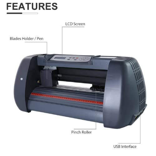 375mm vinyl snijplotter 3 bladen offline controle plotter machine vinyl cutter plotter folie plotter folie printer professionele plotter snijden - Image 3