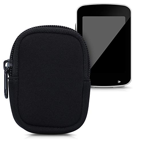 kwmobile Funda Compatible con Consola Garmin Edge 520 Plus / 820 - Estuche Blando de Neopreno con Cremallera Negro