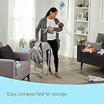 Graco Slim Spaces Compact Baby Swing, Reign - Image 3
