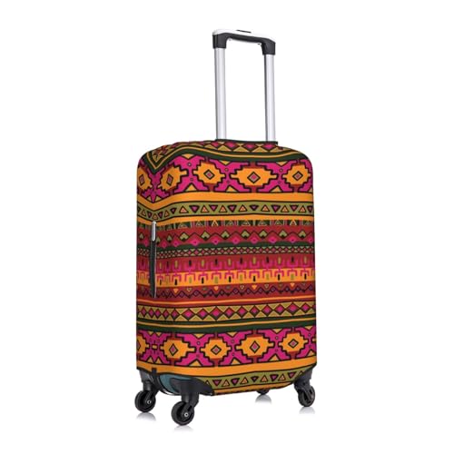 Mexican Folk Art Boho Print Luggage Suitcase Covers Elastic Washable Luggage Protector Luggage Covers For Suitcase3