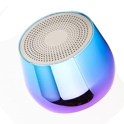 GOWENIC Portable Bluetooth Speakers, Mini Speakers, Small Metal Speakers for Home Party Outdoor, Gifts for Family Friends