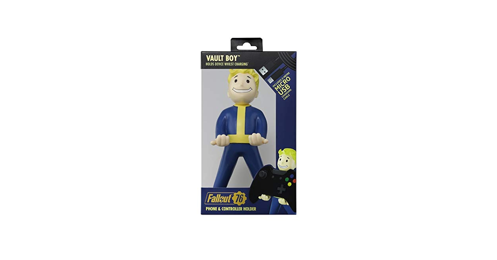 ゲームキャラクター Fallout VAULT BOY HOLDER Fallout: Vault Boy Cable Guys Controller Holder