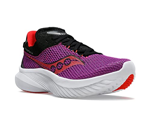 Image of Saucony Womens Kinvara 14 Running Sneakers Shoes - Black