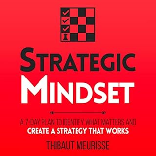 Strategic Mindset Audiolibro Por Thibaut Meurisse arte de portada