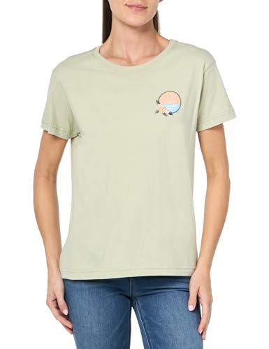 Image of Roxy Womens Boyfriend Crew T-Shirt, Casual Relaxed Fit Crew Neck Tee Short Sleeve Cotton Basic Shirt Everyday Comfort