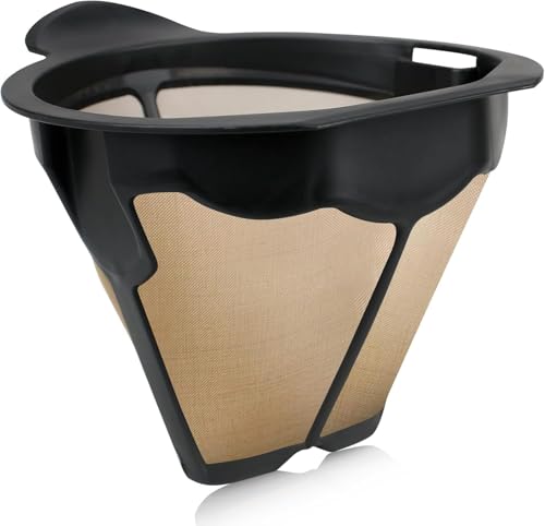 Catálogo para Comprar On-line Filtros de café permanentes los preferidos por los clientes. 47 Filtro de café permanente reutilizable en tono dorado compatible con cafetera Ninja CM300/CM305/CM360/CM371/CM401/CP307/CFN601, pieza de repuesto para máquina de café Ninja