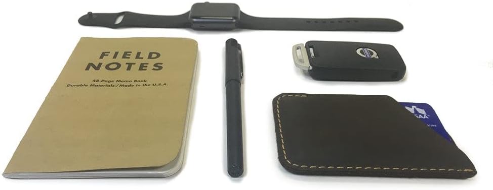 Modern Carry Leather Minimal Card Holder, Minimalist Wallet for Men & Women, Thin Credit Card Holder, Small Business Card Holder, Card Holder Wallet, Front Pocket Card Wallet - Magnum (Brown) - Image 7