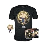 Funko Pop! Pop and Tee: Marvel - Captain Marvel L