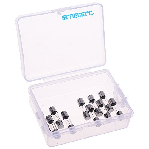 BLUECELL pack of 10 pcs F10AL Fast-Blow Fuse 10A 250V Glass Fuses 5 x 20 mm (10A)