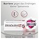 Blend-a-dent Plus Barriere Gegen Speisereste Premium Haftcreme, für Voll- und Teilprothesen, Geschmacksneutral, Made in Germany, 4x 40g Pack,Weiss