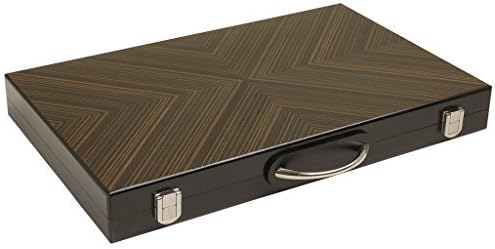 18-inch Wood Backgammon Set - Retro Board