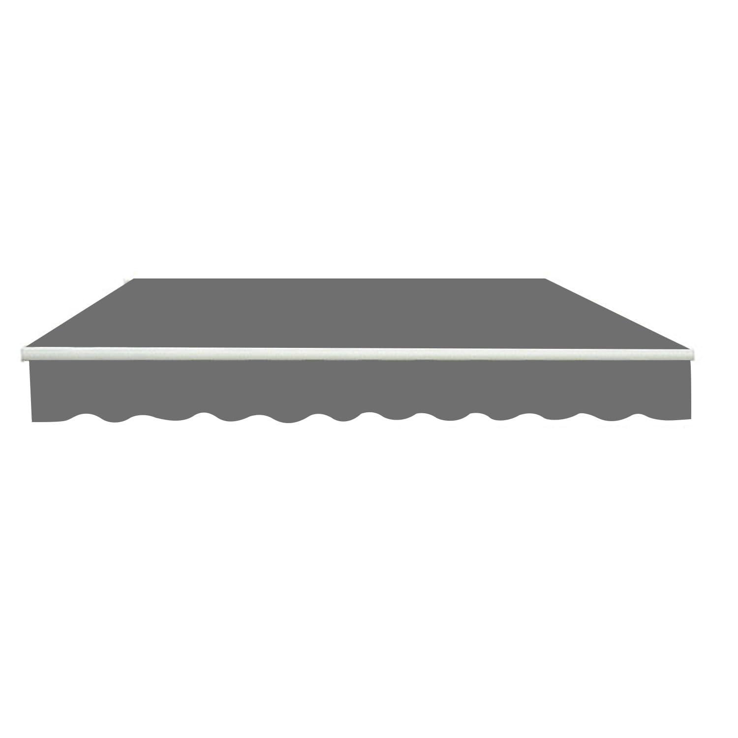 Green Bay Grey Garden Awning Replacement Fabric Top Cover - 4.5m x 3m