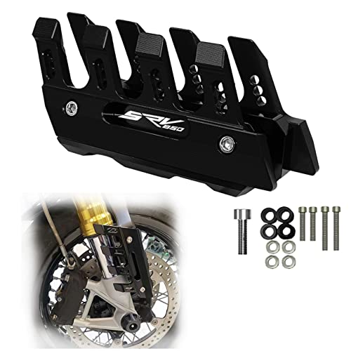 PULaif Gabelschutz Für Aprilia SRV850 SRV-850 Srv850 SRV 850 2012-2019 2018 2017 2016 2015 2014 2013 Motorrad Kotflügel Seitenschutz Kotflügel Sliders Protector Schutz (Color : Nero)