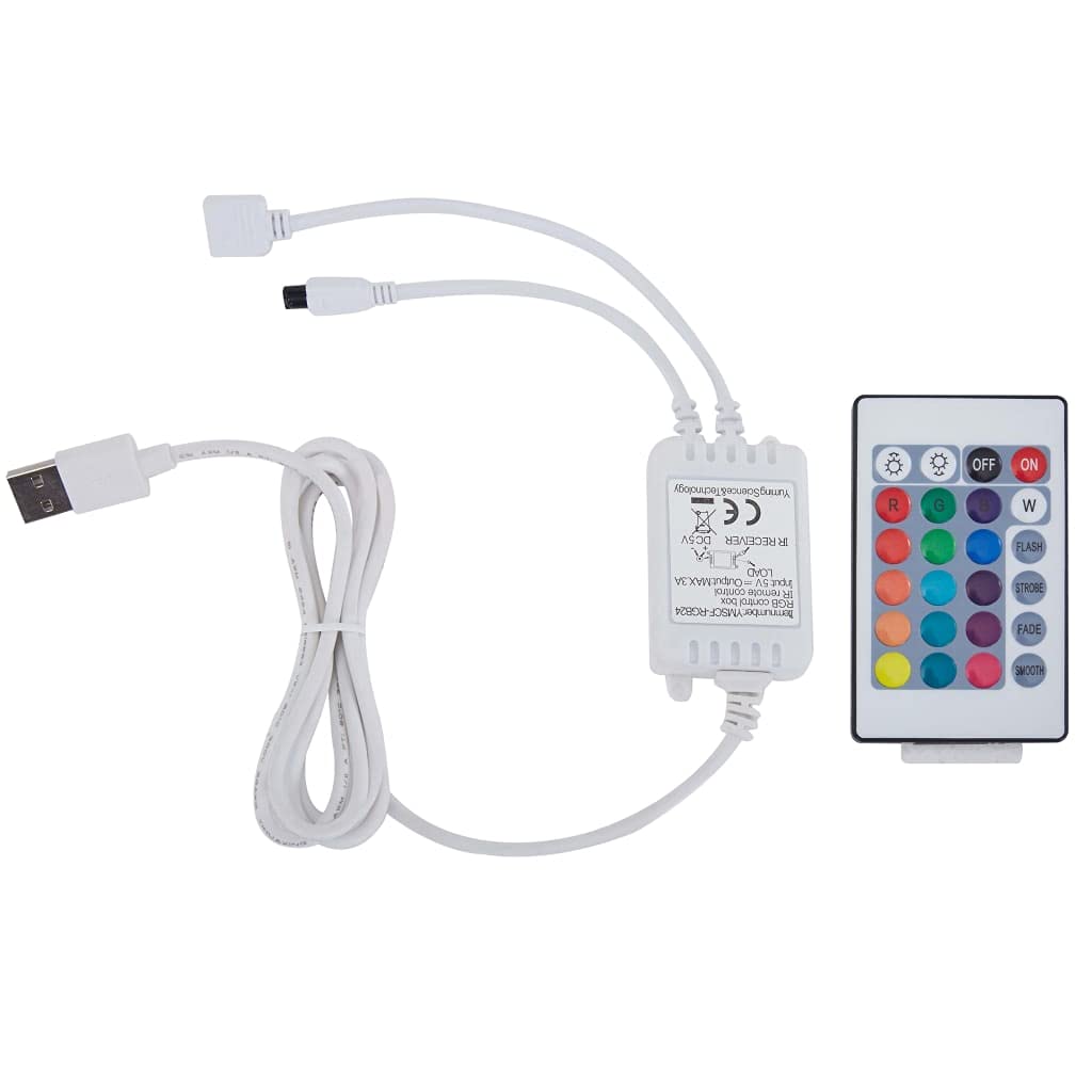 Marco de cama LED con funda de piel sintética y mando a distancia, color gris, 120 x 200 cm, incluye barra de luz ajustable para iluminación individual, construcción robusta de plataforma