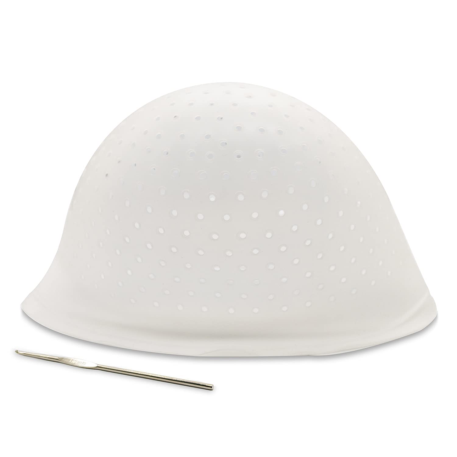 Holes Open Silicone Highlight Hair Cap Punched Hair