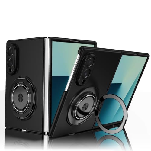 HUKWIMO Samsung Galaxy Z Fold 8 wide �Ή� �P�[�X �����O�t�� �q���W�ی� �}�O�l�b�g�Ή�
