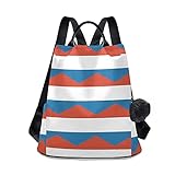 Größe: 34 x 15 x 38 cm. Karibische Niederlande Flagge Reiserucksack Casual Daypacks Schule Schultertasche für Frauen Mädchen