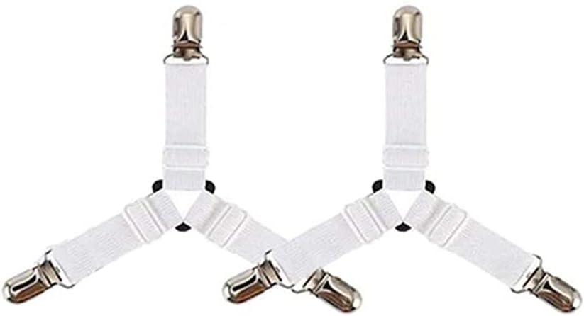 3 Clips Bed Corner Holder Sheet Fasteners Mattress Cover Heavy Duty Bedding Sheets Elastic Straps Adjustable