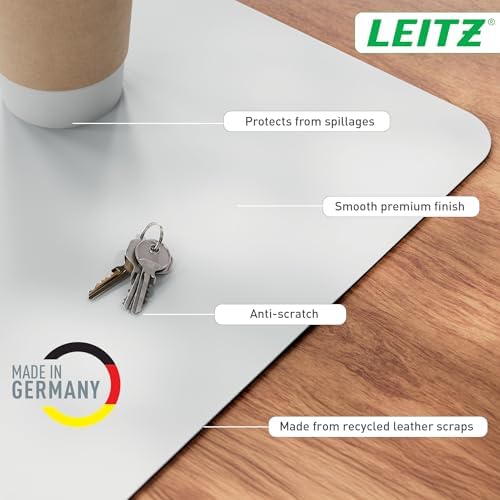 Leitz Desk Mat Geri Dönüşümlü 36x70 cm Açık Gri
