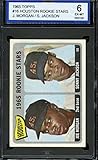 1965 TOPPS #16 JOE MORGAN/SONNY JACKSON ASTROS ROOKIES DP ISA 6 (RC) ASTROS HOF NICELY CENTERED
