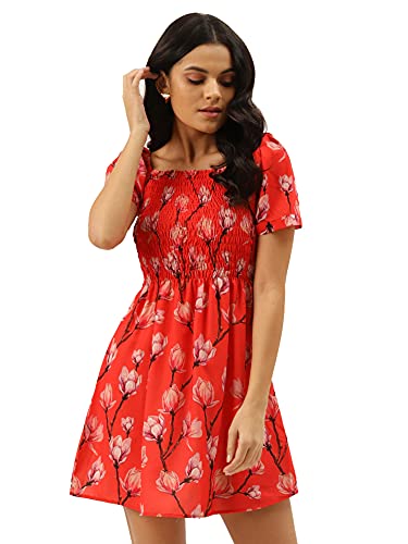 MELOSO Women's Polyester Western Dress