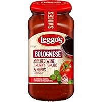 Leggo's Bolognese Red Wine Chunky Tomato and Herbs Pasta Sauce 500 g