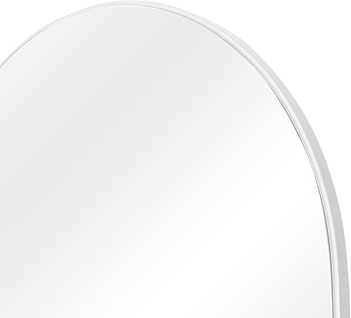 Miniatura 7 de NeuType Espejo arqueado de longitud completa de 65 x 22 pulgadas, espejo de cuerpo completo de polímero, marco fino para colgar o apoyarse contra la