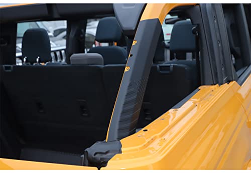 Car Abs D-Pillar Roll Bar Protective Cover Kit Decorative Trim For Bronco 2021-2023 Four Door #TOP2