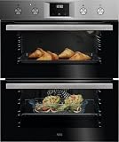 AEG Double Built-in Oven 600 Series OU5NU20M, 45 L, Class A, Stainless