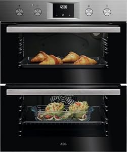 AEG 6000 Series Integrated Built-In Oven OU5NU20M, 45 L Capacity, SurroundCook Fan Cooking, Clean Enamel Interior, 50–275°C, 715x594x568 mm, Energy Class A, Stainless Steel