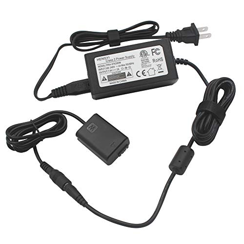 Class 2 Power Supply AC-PW20 AC Adapter DC Coupler kit, Replacement NP-FW50 Battery