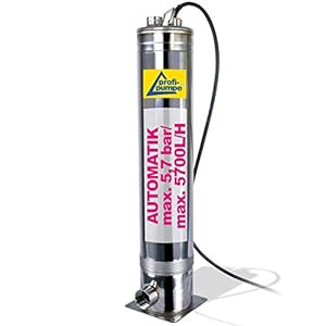 REGENWASSERPUMPE Tauchpumpe TAUCHDRUCKPUMPE ZISTERNENPUMPE Regen-Star-Automatic 750, 20m Kabel, Zisterne PUMPE für REGENWASSERNUTZUNG, REGENTANK, mit Anschluß f. SCHWIMMENDE ENTNAHME