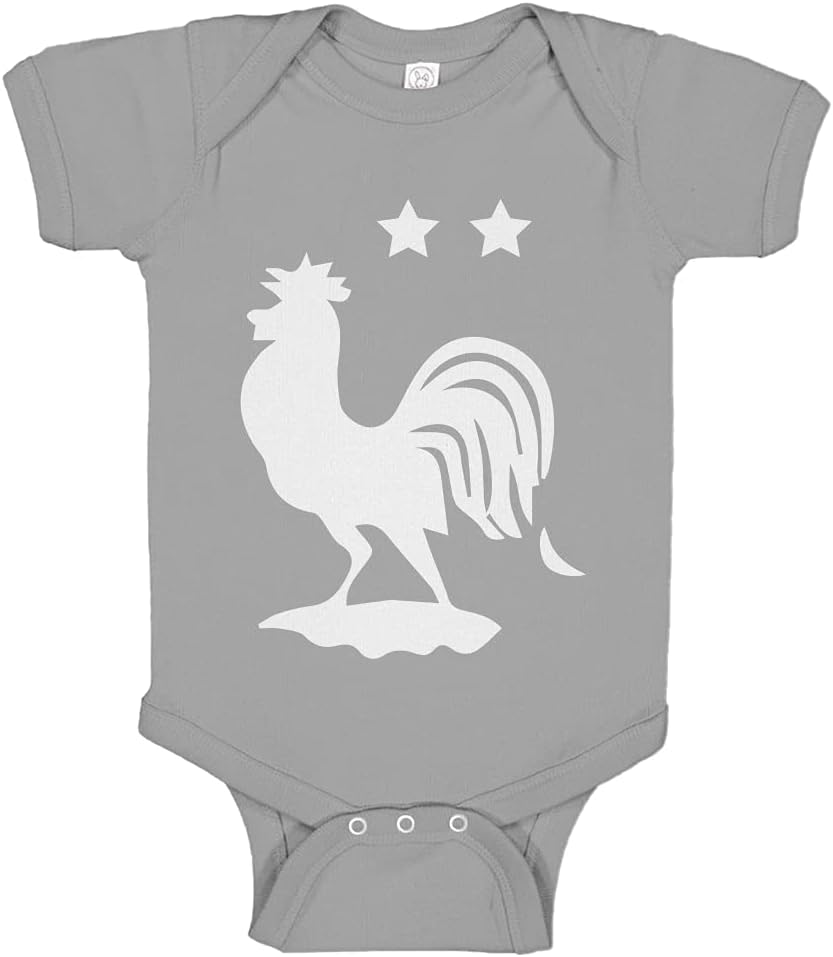Indica Plateau Baby Romper France Wins The Cup! 100% Cotton Infant Bodysuit