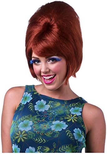 Natural Red Beehive Style Wig