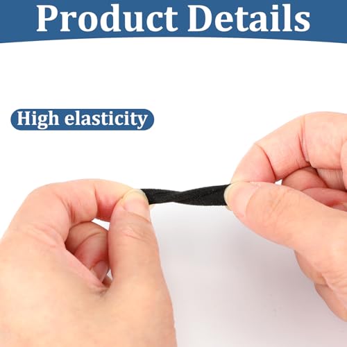 50 Pcs Foam Earbud Covers, 18mm Soft Foam Tips Cushions for Earpiece Headphone Earphone 13-18mm (Black)